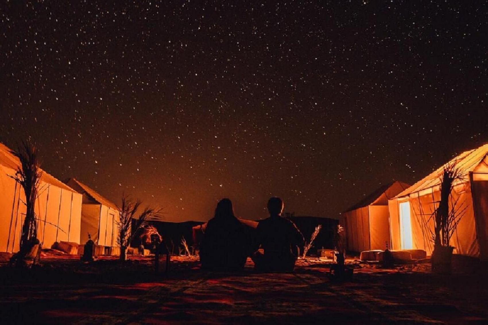 Erg Chebbi Khamlia Desert Camp เมอร์ซูกา ภายนอก รูปภาพ