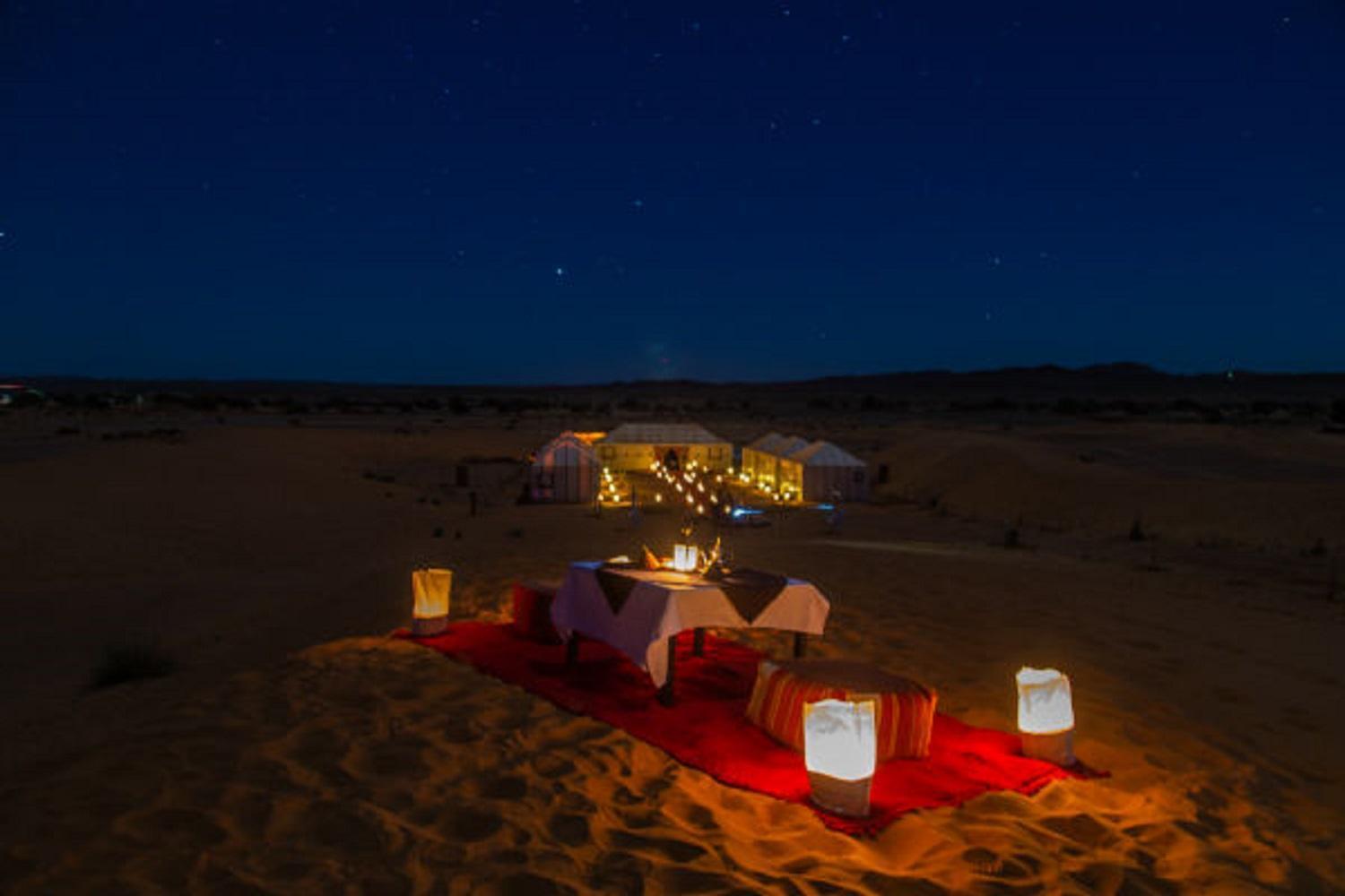 Erg Chebbi Khamlia Desert Camp เมอร์ซูกา ภายนอก รูปภาพ