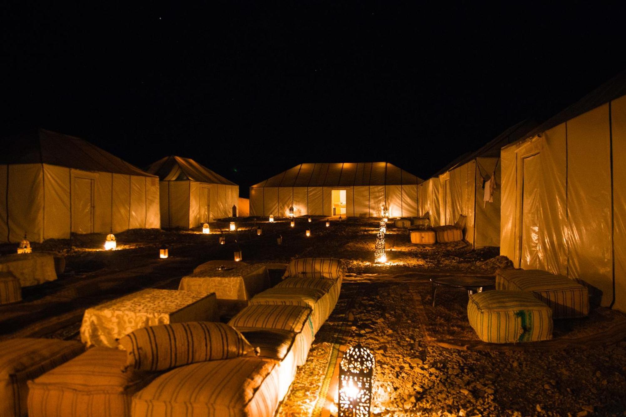 Erg Chebbi Khamlia Desert Camp เมอร์ซูกา ภายนอก รูปภาพ