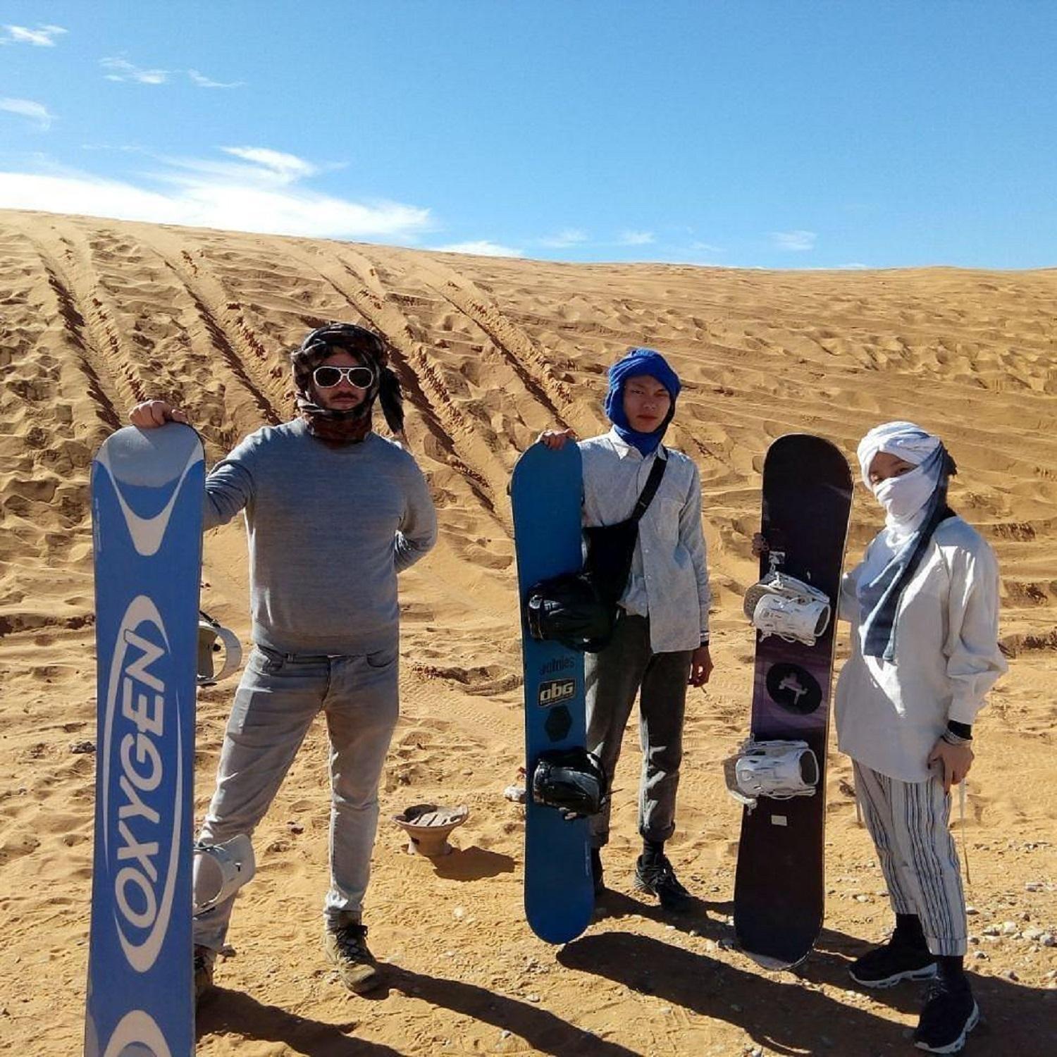 Erg Chebbi Khamlia Desert Camp เมอร์ซูกา ภายนอก รูปภาพ