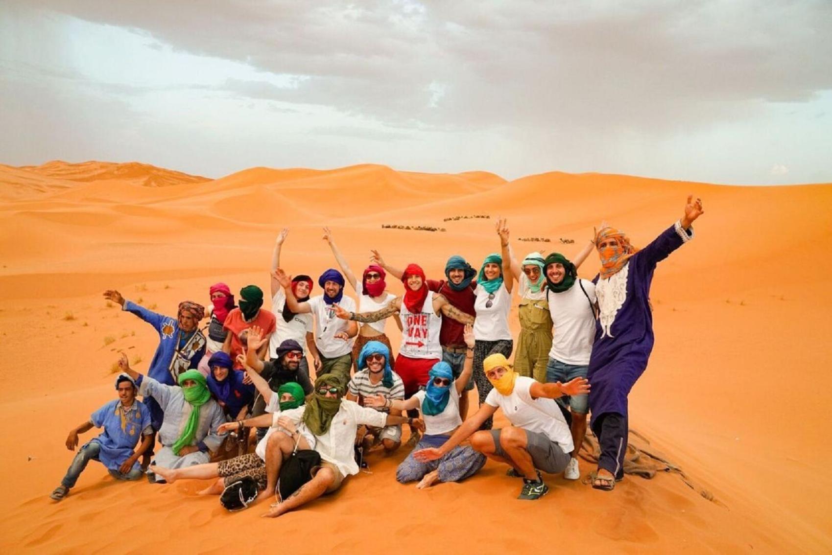 Erg Chebbi Khamlia Desert Camp เมอร์ซูกา ภายนอก รูปภาพ