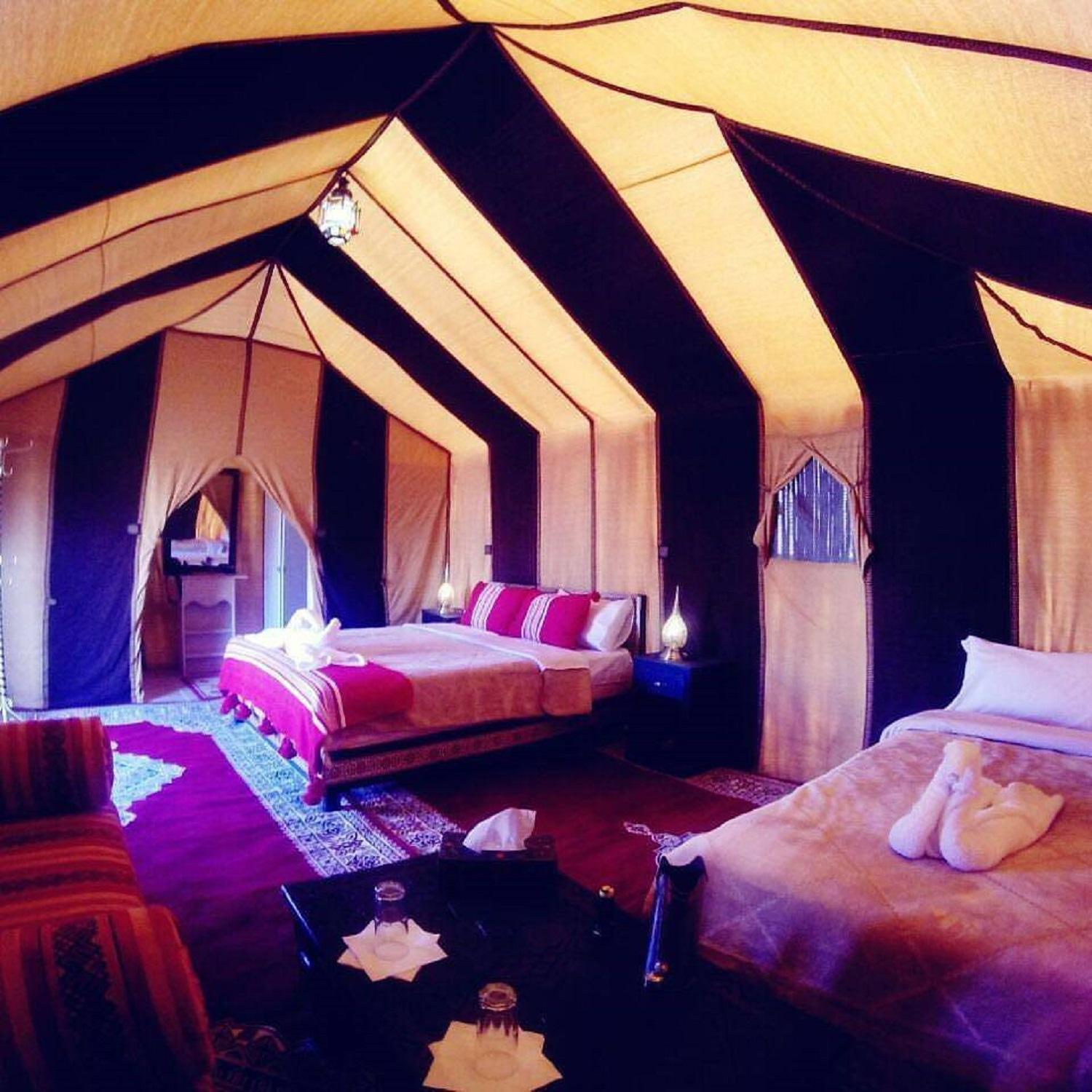 Erg Chebbi Khamlia Desert Camp เมอร์ซูกา ภายนอก รูปภาพ