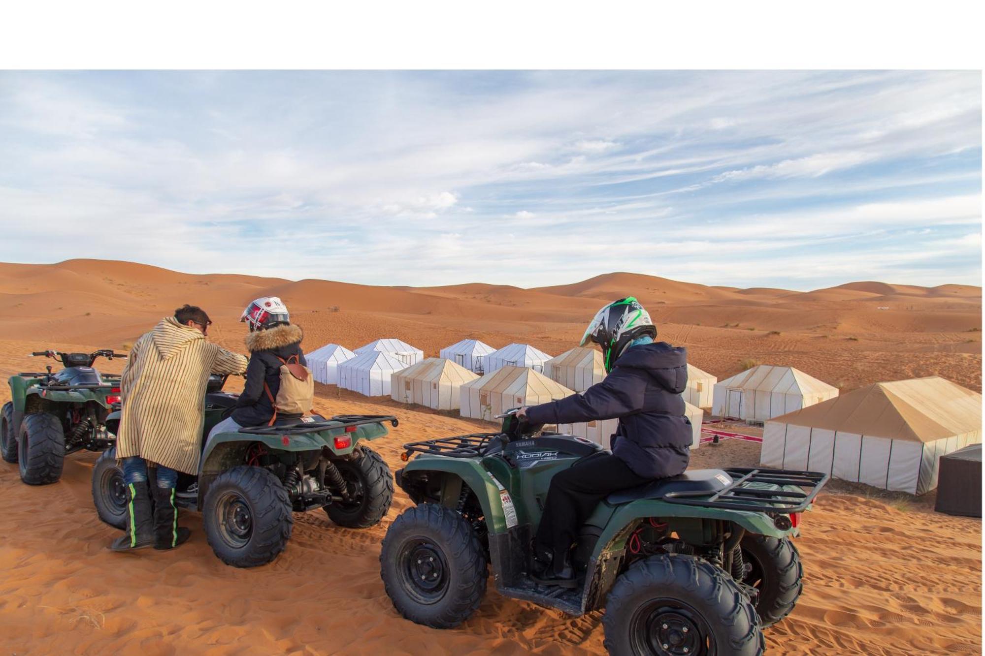 Erg Chebbi Khamlia Desert Camp เมอร์ซูกา ภายนอก รูปภาพ
